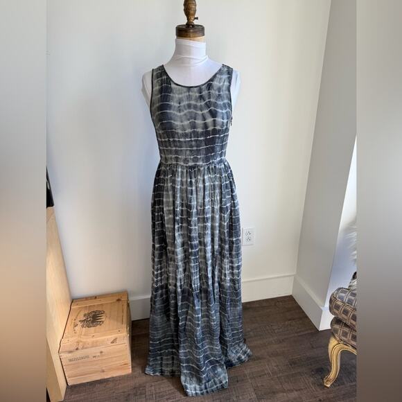 ANTHROPOLOGIE NEUW SHIBORI MAXI DRESS TIE DYE
BACK CUTOUT SIZE XS - Picture 4 of 10